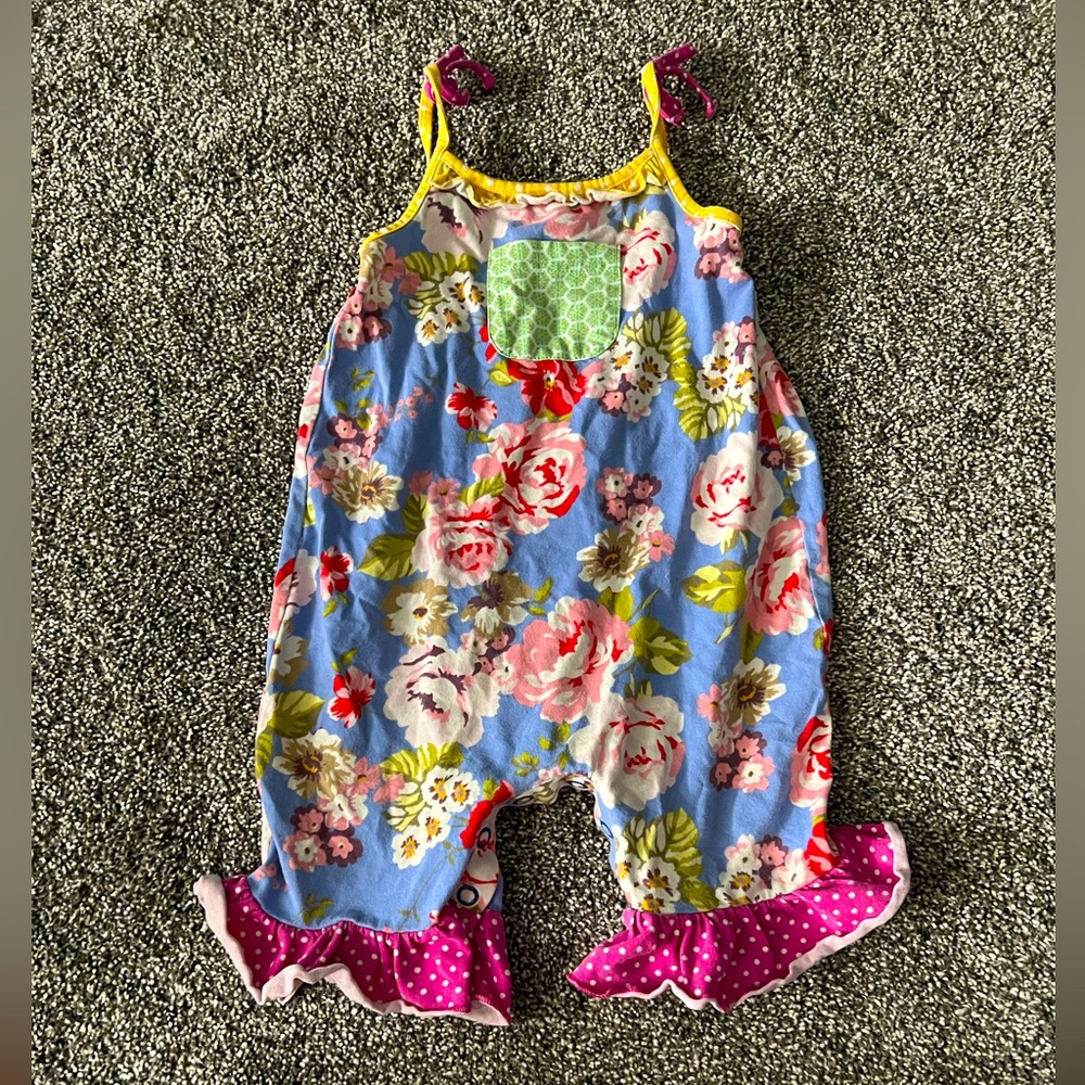 Matilda Jane Romper The Adventure Begins Summer Floral One Piece
